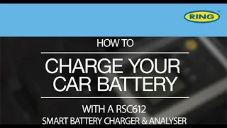 How to Charge a Car Battery with a Ring RSC612 Smart Charger