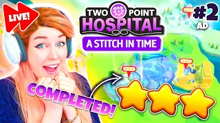 *FINISHED* I built a floating SPACE hospital! (Two Point Hospital: A Stich in Time!)