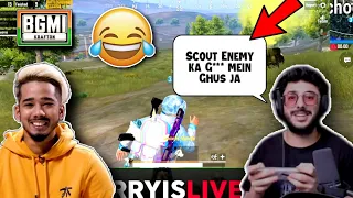 Carry Playing BGMI with Scout | Funniest Stream😂