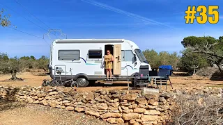 WE ZIJN AANGEKOMEN IN SPANJE MET DE CAMPER , DIT GING NET GOED! #35