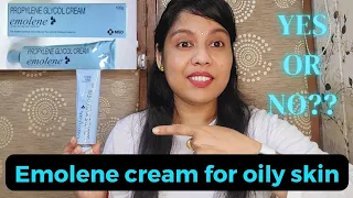 emolene cream review in hindi | emolene moisturizer| how it works on my oily acne prone skin