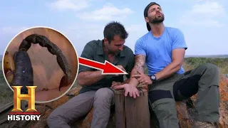 STUNG BY TWO NASTY SCORPIONS! | Kings of Pain (Season 1) | History