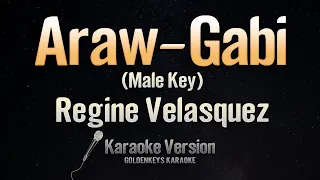 Araw - Gabi - Regine Velasquez (Karaoke)(Male Key)