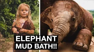 ELEPHANT MUD BATH!! | INCREDIBLE Elephant Sanctuary! | Chiang Mai, Thailand 2019