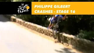 Philippe Gilbert crashes ! - Stage 16 - Tour de France 2018