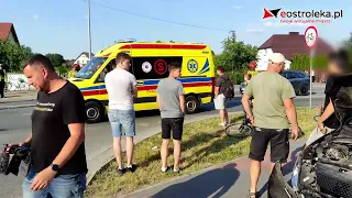 Wypadek na Słowackiego w Ostrołęce