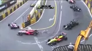 The Crash Cars Video. The F3 race of the Macau GP in 2013.