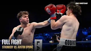 Stromedy vs Austin Sprinz Full Fight | Showstar Boxing UK vs USA