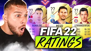 ΒΓΗΚΑΝ τα FIFA 22 RATINGS! 🤩 *Αντίδραση*