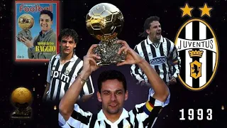 R.BAGGIO:tutti i gol del Divin Codino nella Juve (1991-1995)