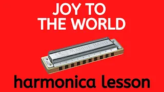 Joy to the World - Christmas Harmonica Play-Along Lesson + Awesome Bending Practice