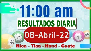 11 AM Sorteo Loto Diaria Nicaragua │ 08 Abril 2022