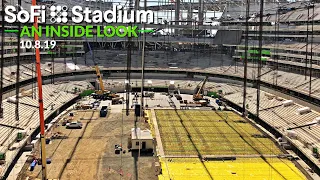 LA Rams Chargers Inside SoFi Stadium Construction Update 10.8.19