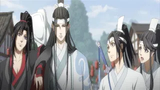 魏无羡明目张胆和蓝湛秀恩爱，孩子们都被惊呆了【魔道祖师27-1TheFounderOfDiabolism modaozushi】