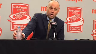 Red Wings’ Jeff Blashill breaks down Andreas Athanasiou’s performance