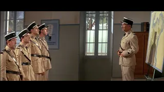 Le Gendarme de Saint -Tropez (1964) // Une poule sur un mur (Louis de Funès)