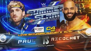 Logan Paul vs. Ricochet: WWE SummerSlam 2023 - Official Match Card