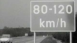Autofahren: Richtgeschwindigkeit statt Höchsttempo (1965) | SRF Archiv