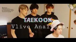 Taekook Vlive Analysis- Jin's Bday Live 2019