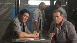 Arnold Schwarzenegger stood up for Sylvester Stallone in prison / Escape Plan (2013)