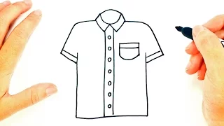 How to draw a Shirt | Shirt Easy Draw Tutorial