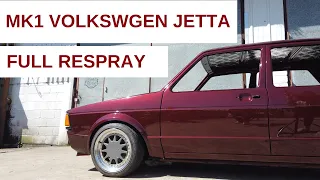 Mk1 Volkswagen Jetta Restoration - Full Paint Process