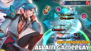 Allain Slayer Lane Pro Gameplay | New Patch Buffed | Arena of Valor Liên Quân mobile CoT