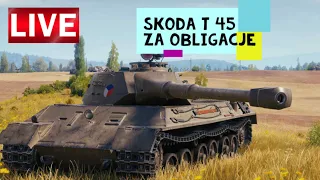 🔴World of Tanks (2.8k+Wn8) Skoda T 45 gramy nową premką :0