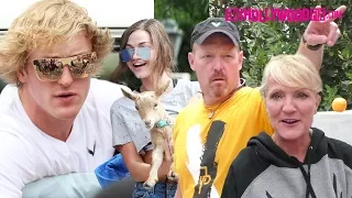 Logan Paul & Family Visit Jake While Erika Poses With A Goat After Tessa Brooks Hacking 8.15.17