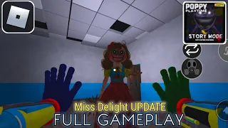 Poppy Playtime [StoryMode] Chapter 3 Miss Delight UPDATE | Roblox Full Gameplay Walkthrough