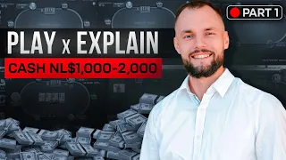 Exploiting NL $1000-$2000 Online Cash | Jayser1337 Pt.1
