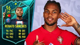 A MUST DO SBC!! 😲 96 Moments Renato Sanches Player Review! FIFA 22 Ultimate Team