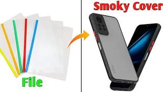 how to make smoky back cover | how to make phone cover by using plastic and cardboard | diy videos