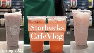 oddly satisfying starbucks ASMR | cafe vlog | Target Starbucks