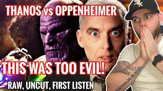 [Industry Ghostwriter] Reacts to: Thanos vs J Robert Oppenheimer. Epic Rap Battles of History- DEAD!