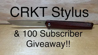 [58] CKRT Ken Onion Stylus Review & 100 Subscriber Giveaway!