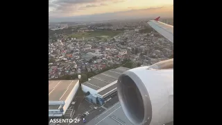 Pousando no final de tarde em Guarulhos