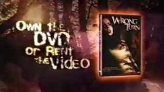 Wrong Turn VHS and DVD Release Ad (2003)