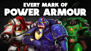 ALL Marks of Power Armor EXPLAINED - Warhammer 40K Lore
