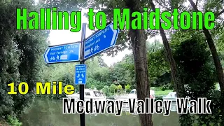 Halling to Maidstone 10 Mile Walk (along the Medway)