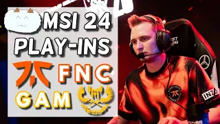 THE WORST LANESWAP OF THE TOURNAMENT | FNC vs GAM | MSI 2024 LIVEVIEW