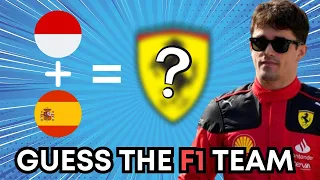 GUESS THE F1 TEAM BY DRIVERS NATIONALITIES QUIZ