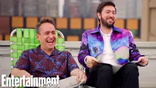 Matthew Macfayden & Nicholas Braun Love Working Together | Entertainment Weekly