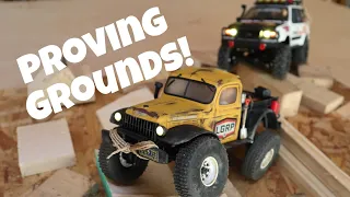 PROVING GROUNDS FMS POWER WAGON VS FMS TOYOTA LAND CRUISER