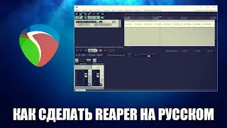 Как сделать Reaper на русском