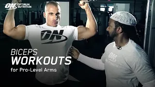 Bicep Workout with Charles Glass & Tobias Young | Optimum Nutrition India