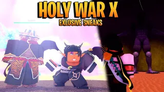 EXLUSIVE HOLY WAR X Gameplay - Early Look Into Map & FIRST Island Boss 🔥