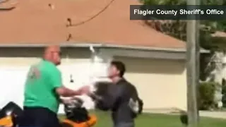 Video shows road rage fight between driver, motorcyclist, Flager deputies say