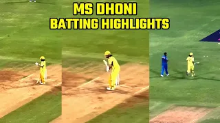Ms Dhoni batting highlights vs Mumbai Indian's |Ms Dhoni hat-trick sixes to Hardik pandya| #msdhoni