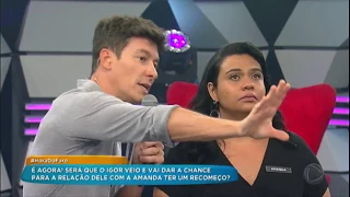 Igor anuncia se irá voltar com Amanda no Te Quero de Volta